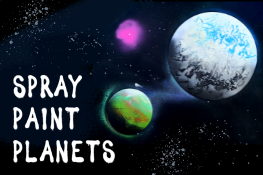 Spray Paint Planets