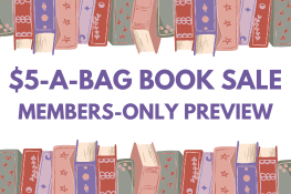 Members-Only Preview $5-a-bag Book Sale