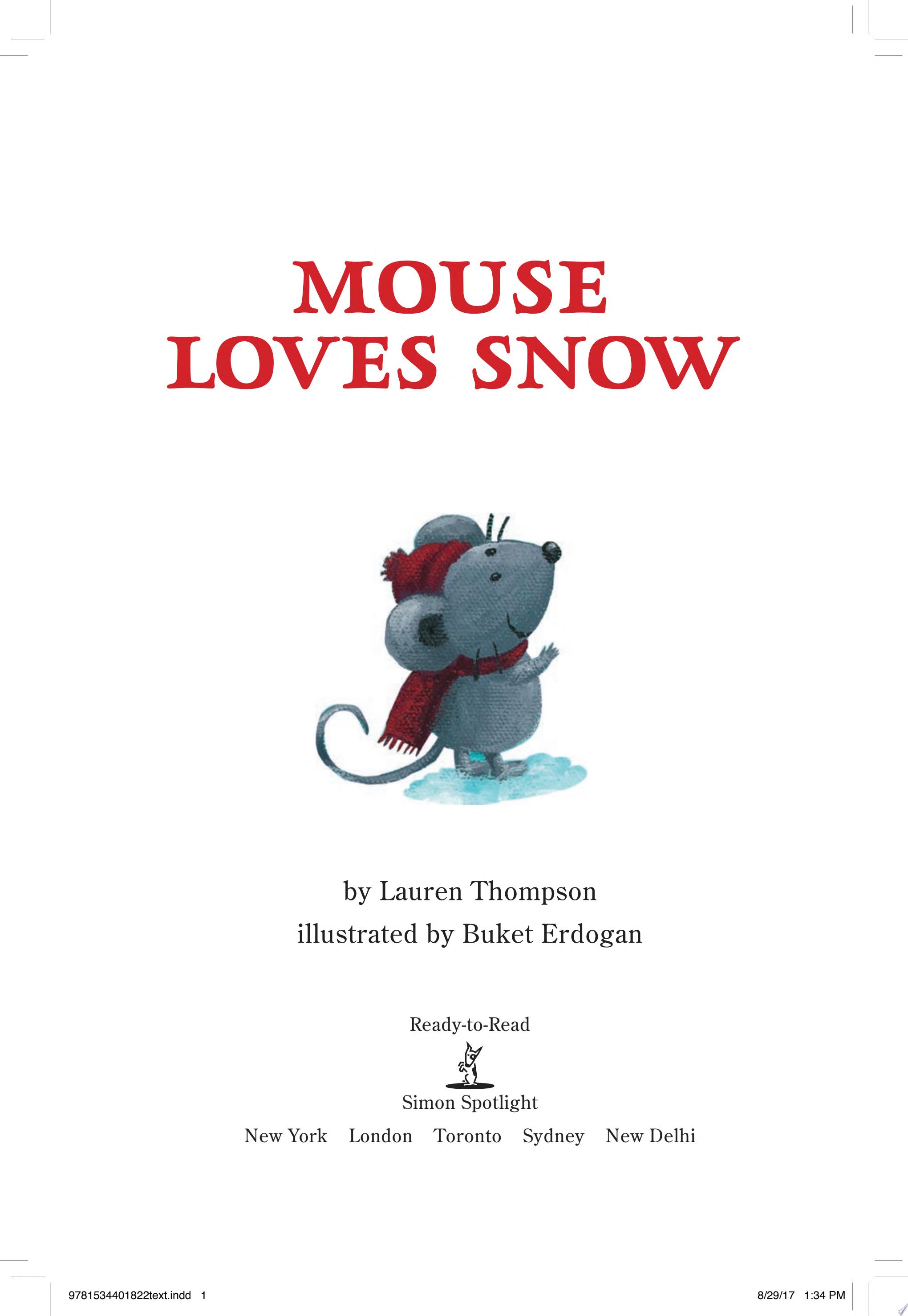Image for "Mouse Loves Snow"