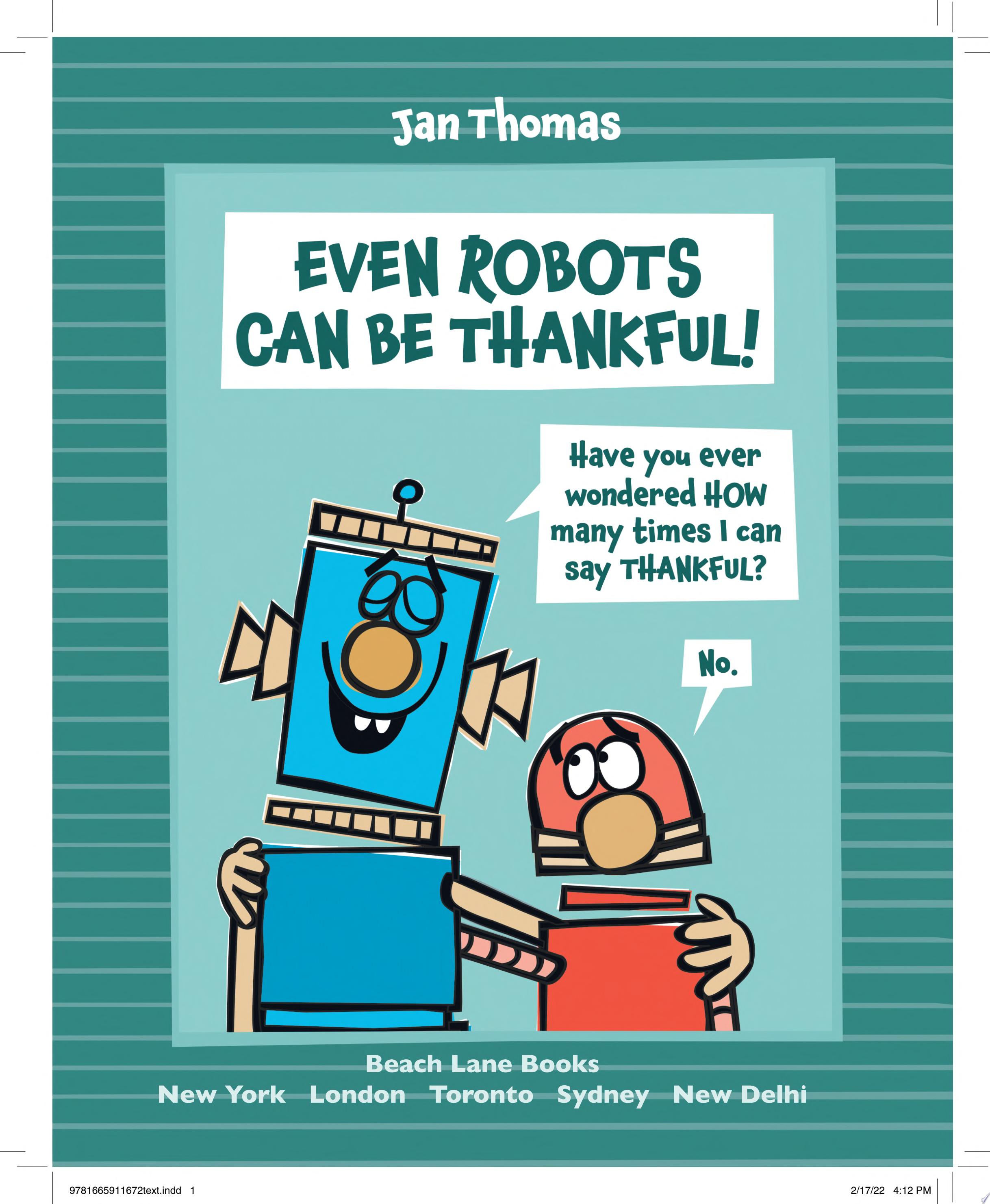 Image for "Even Robots Can Be Thankful!"