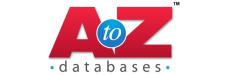 AtoZ Databases logo in blue and red.