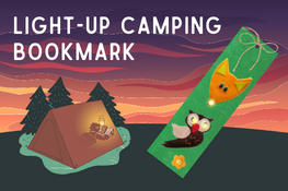 Light-up Camping Bookmark