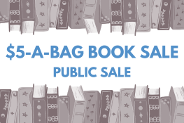 $5-A-Bag Book Sale: Public Sale