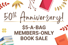 50th Anniversary Members-Only Book Sale