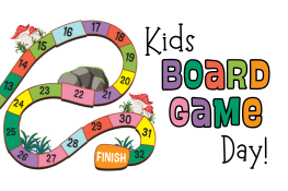 Kids Board Game Day! Decorative promotional image