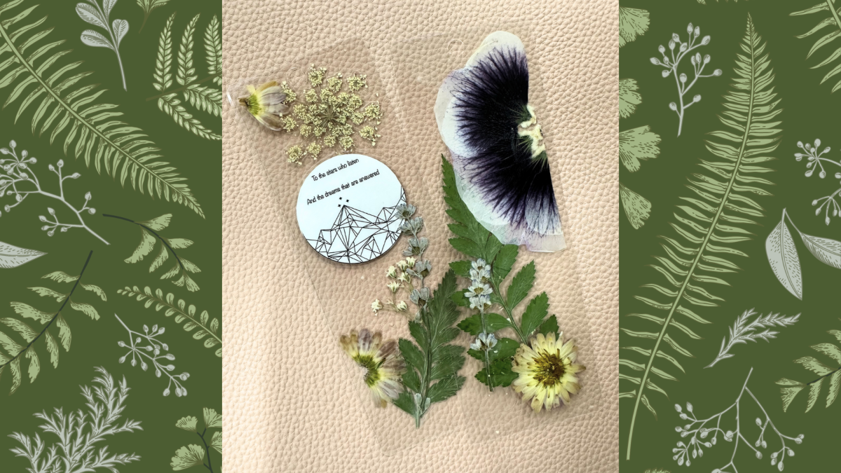 Pressed Flower Bookmark