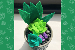 Hive Workshop: Felt Succulents
