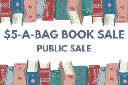 $5-A-Bag Book Sale: Public Sale